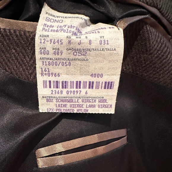 HUGO BOSS CASHMERE-WOOL COAT - Picture 7 of 8